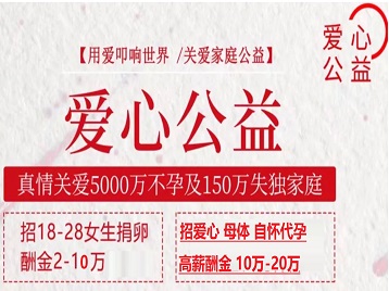 克东捐卵助孕生子 爱心志愿者招募